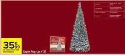 Carrefour Sapin Pop-Up n°31 offre