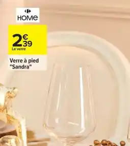 Carrefour VERRE À PIED SANDRA offre