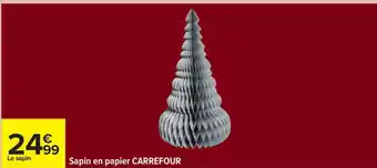 Carrefour Sapin en papier CARREFOUR offre