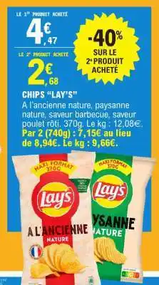 E.Leclerc CHIPS “LAY’S” offre