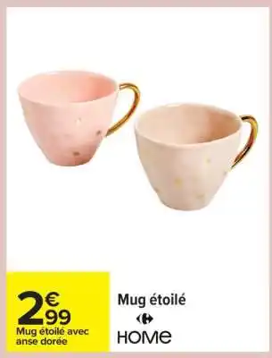 Carrefour Mug étoilé offre