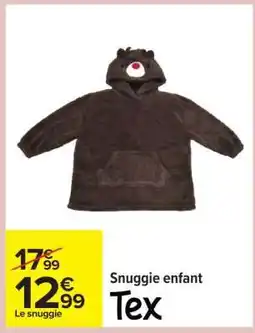 Carrefour Snuggie enfant offre