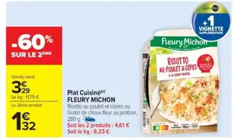 Carrefour Market FLEURY MICHON Plat Cuisine offre