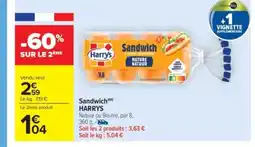 Carrefour Market HARRYS Sandwich offre
