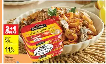 Carrefour Market CONNETABLE Sardines offre