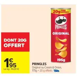 Carrefour Market PRINGLES offre