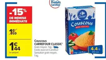 Carrefour Market CARREFOUR CLASSIC Couscous offre
