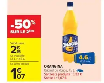 Carrefour Market ORANGINA offre