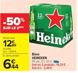 Carrefour Market HEINEKEN Bière offre