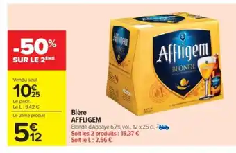 Carrefour Market AFFLIGEM Bière offre