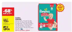 Carrefour Market PAMPERS Culottes offre