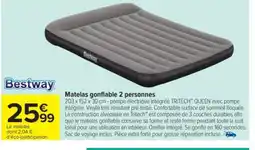 Carrefour Market BESTWAY Matelas gonflable 2 personnes offre