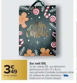 Carrefour Market Sac noël XXL offre