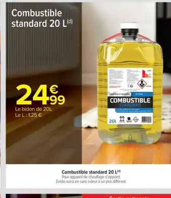 Carrefour Market Combustible standard offre