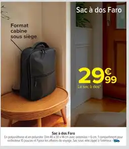 Carrefour Market Sac à dos Faro offre