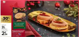 Carrefour Market CARREFOUR SENSATION Mousse de foie de canard offre
