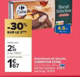 Carrefour Market CARREFOUR EXTRA Assortiment de biscuits offre