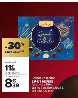 Carrefour Market ESPRIT DE FÊTE Grande collection offre