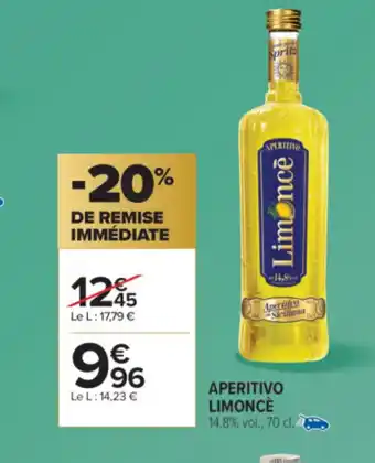 Carrefour Market APERITIVO LIMONCÈ offre