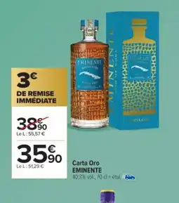 Carrefour Market EMINENTE Carta Oro offre