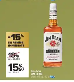 Carrefour Market JIM BEAM Bourbon offre