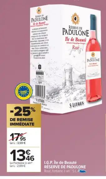Carrefour Market RÉSERVE DE PADULONE I.G.P. Île de Beauté offre