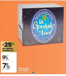Carrefour Market LA GOUDALE Bière de Noël offre