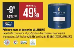 Bricorama DULUX VALENTINE Peinture murs et boiseries offre