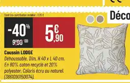 Bricorama LODGE Coussin offre