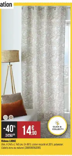 Bricorama LODGE Rideau offre