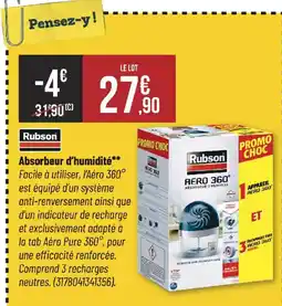 Bricorama RUBSON Absorbeur d'humidité offre