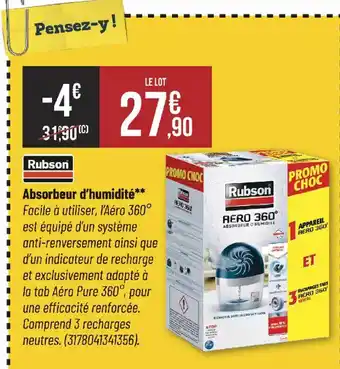 Bricorama RUBSON Absorbeur d'humidité offre