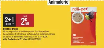 Bricorama Boules de graisse offre