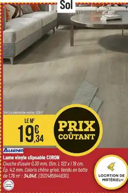 Bricorama Lame vinyle clipsable offre