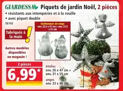 Norma GIARDESSA Piquets de jardin Noël, 2 pièces offre