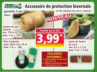 Norma POWER GARDEN Accessoire de protection hivernale offre