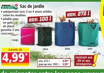 Norma POWER GARDEN Sac de jardin offre