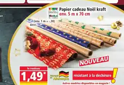 Norma Papier cadeau Noël kraft offre