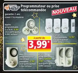 Norma Programmateur ou prise télécommandée offre