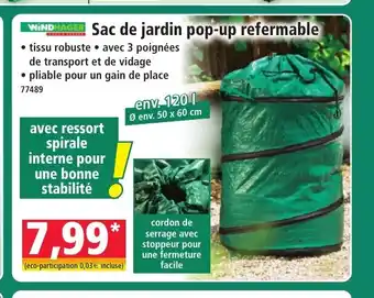 Norma WINDHAGER Sac de jardin pop-up refermable offre
