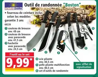 Norma Outil de randonnée Boston offre