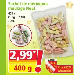 Norma Sachet de meringues moulage Noël offre