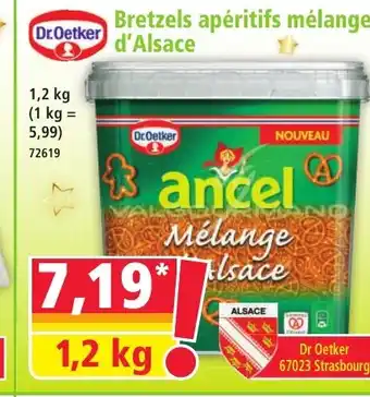 Norma DR OETKER Bretzels apéritifs mélange d'Alsace offre