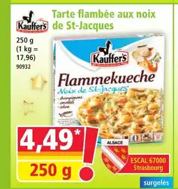 Norma KAUFFER'S Tarte flambée aux noix de St-Jacques offre