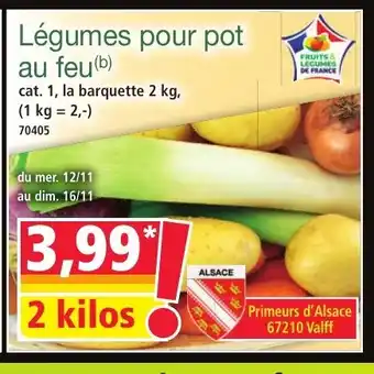 Norma Légumes pour pot au feu offre