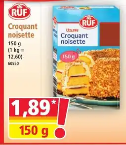 Norma RUF Croquant noisette offre