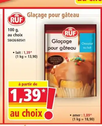 Norma RUF Glaçage pour gâteau offre