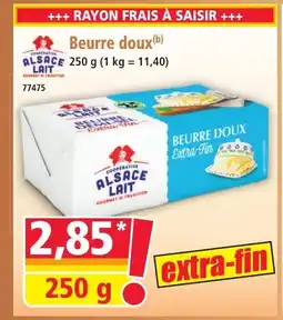 Norma ALSACE LAIT Beurre doux offre