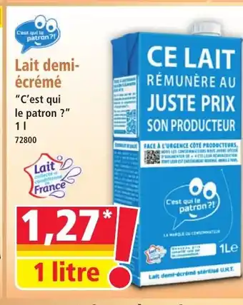 Norma Lait demi- écrémé offre