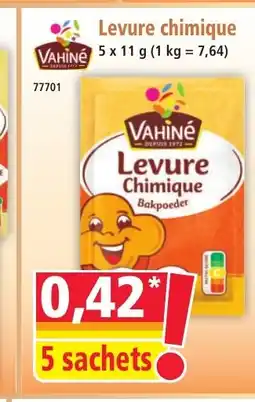 Norma VAHINÉ Levure chimique offre